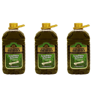 Filippo Berio Extra Virgin Olive Oil 1 Gallon, Pack of 3