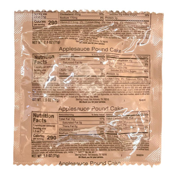 Future Essentials MRE Pound Cake Combo - 12 Pack, 2.5 Ounce Each