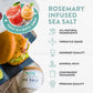 FLORIDA PURE Rosemary Sea Salt - 80+ Mineral Sea Salt, Natural, Unrefined, Non Iodized - for Baking, Cooking, Seasoning & Enhanc