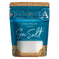 SaltWorks Artisan Salt Company Pure Ocean Sea Salt, 4 Ounce Zip-Top Pouch, White Crystals