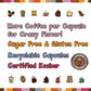 Crazy Cups Flavored Coffee Pods, Chocolate Glazed Donut, Flavored Single Serve Coffee Capsules For All Keurig K Cups Coffee Makers, (88 Count, Pack Of 4)