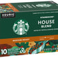 Starbucks K-Cup Coffee Pods, House Blend, 16 Count (Pack of 10), Model 110769