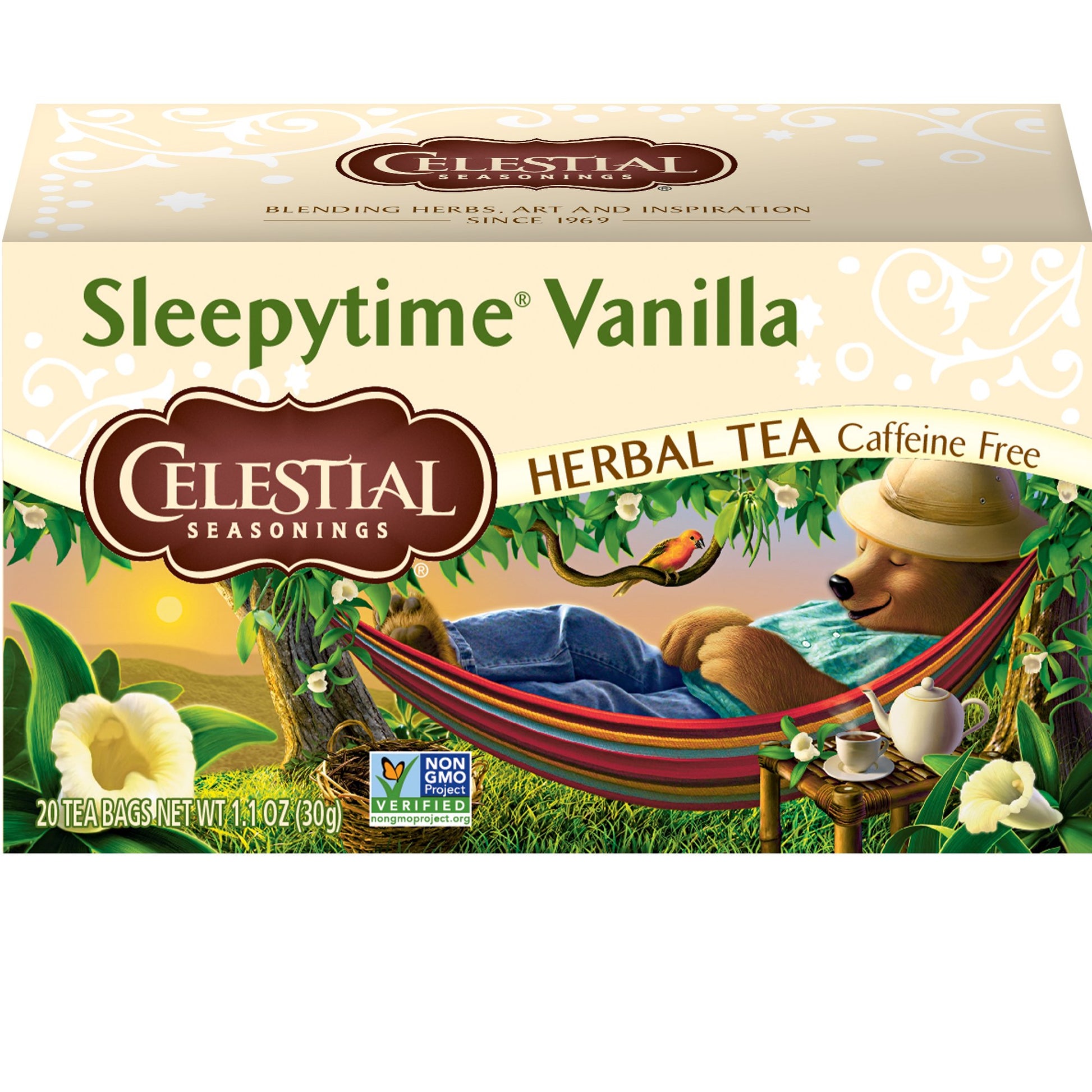 Celestial Seasonings Sleepytime Vanilla Tea Bags - 20 Ct - 6 Pk