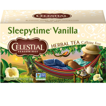 Celestial Seasonings Sleepytime Vanilla Tea Bags - 20 Ct - 6 Pk