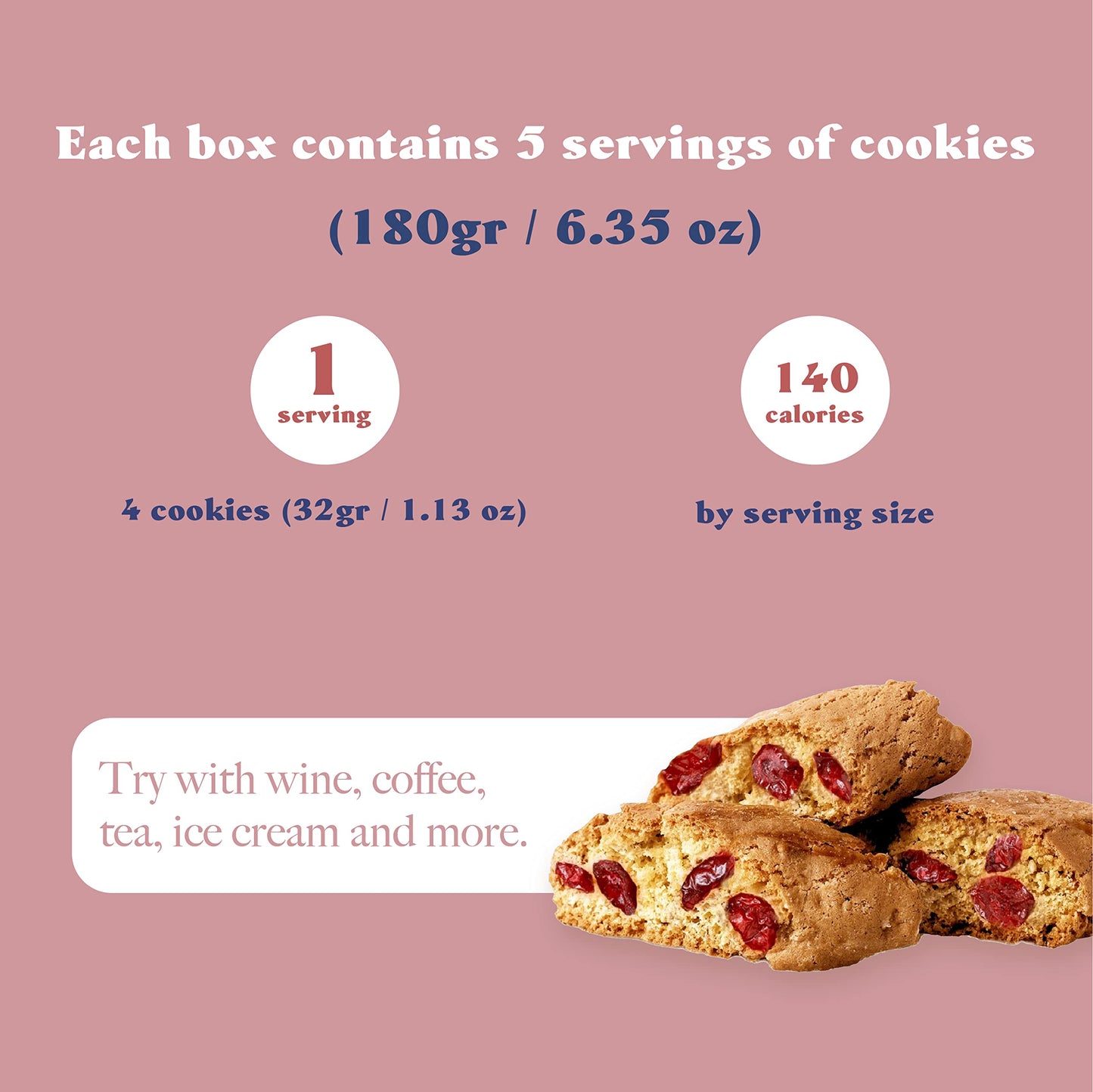 LOro Del Sud Biscotti Cantuccini, Italian Cookies, Made with Real Ingredients, 200g Box
