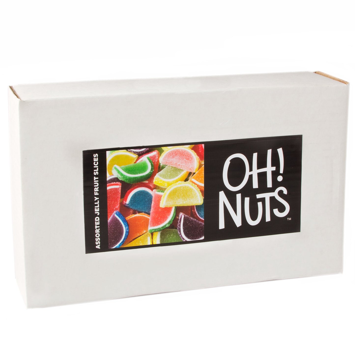 Oh! Nuts Jelly Fruit Slices Large Assorted Sugar Candy - 5lb Bulk Bag | Traditional Old Fashioned Chewy Gummy Sweet Confectioner