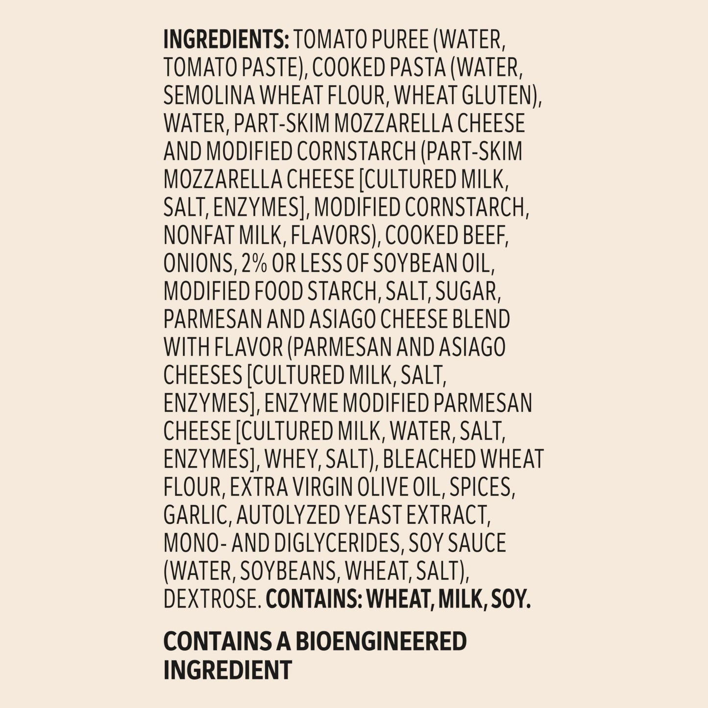 Stouffers Large Family Size Baked Ziti Frozen Meal