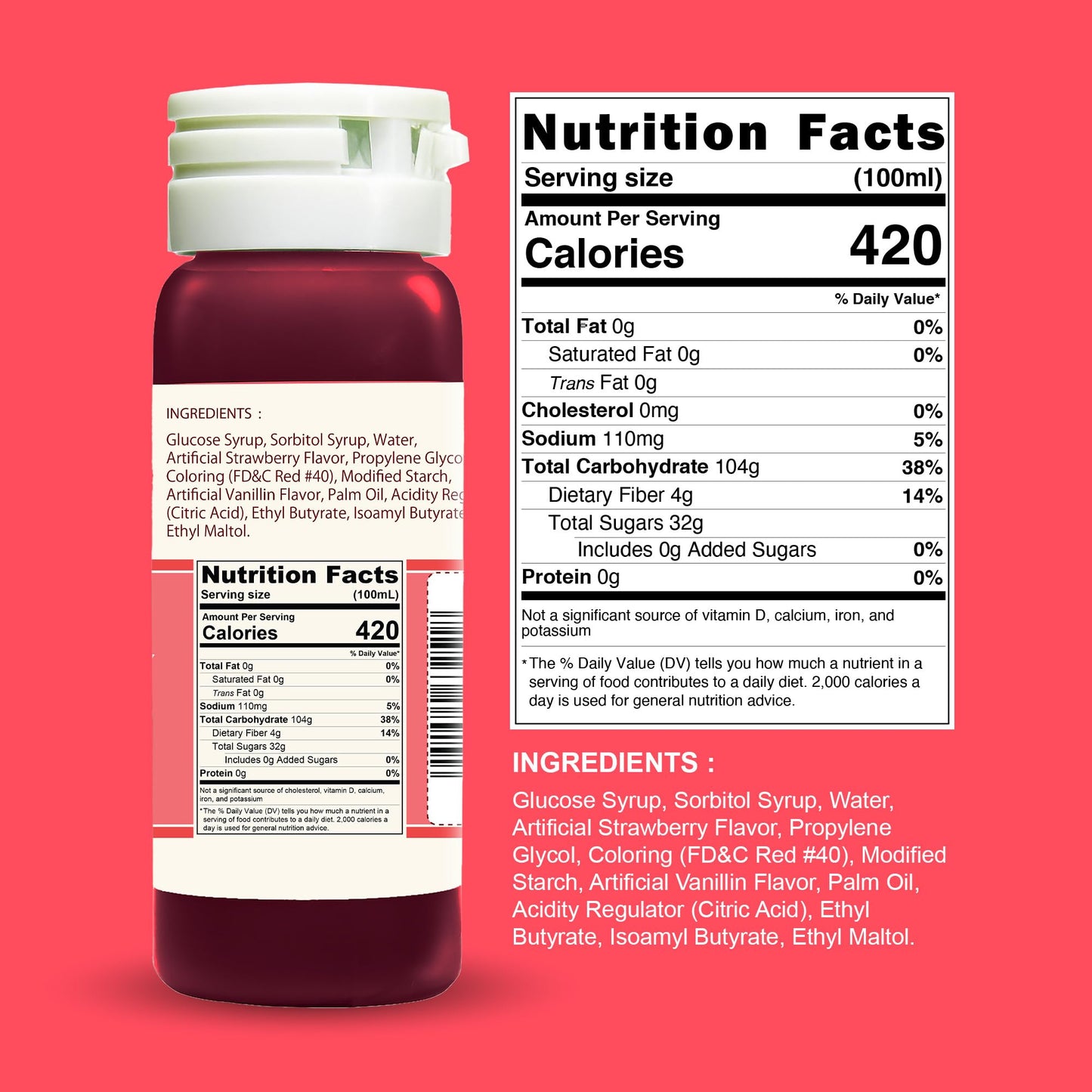 Butterfly Flavoring Extract Paste, 25 Ml (Strawberry, Pack Of 1)