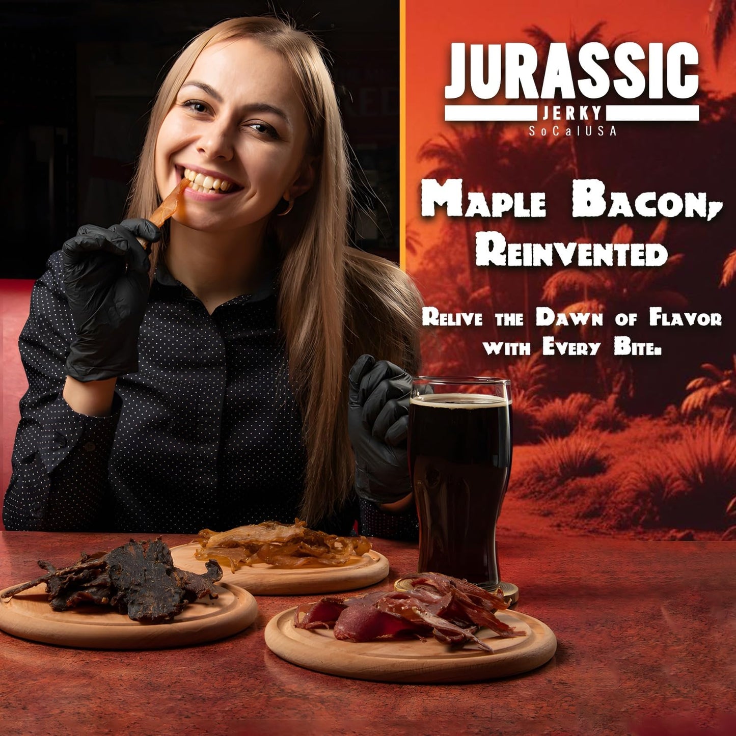 Carnivore Candy Maple Bacon Jerky, 2oz Bag, Old Fashioned Flavor, Pack of 1