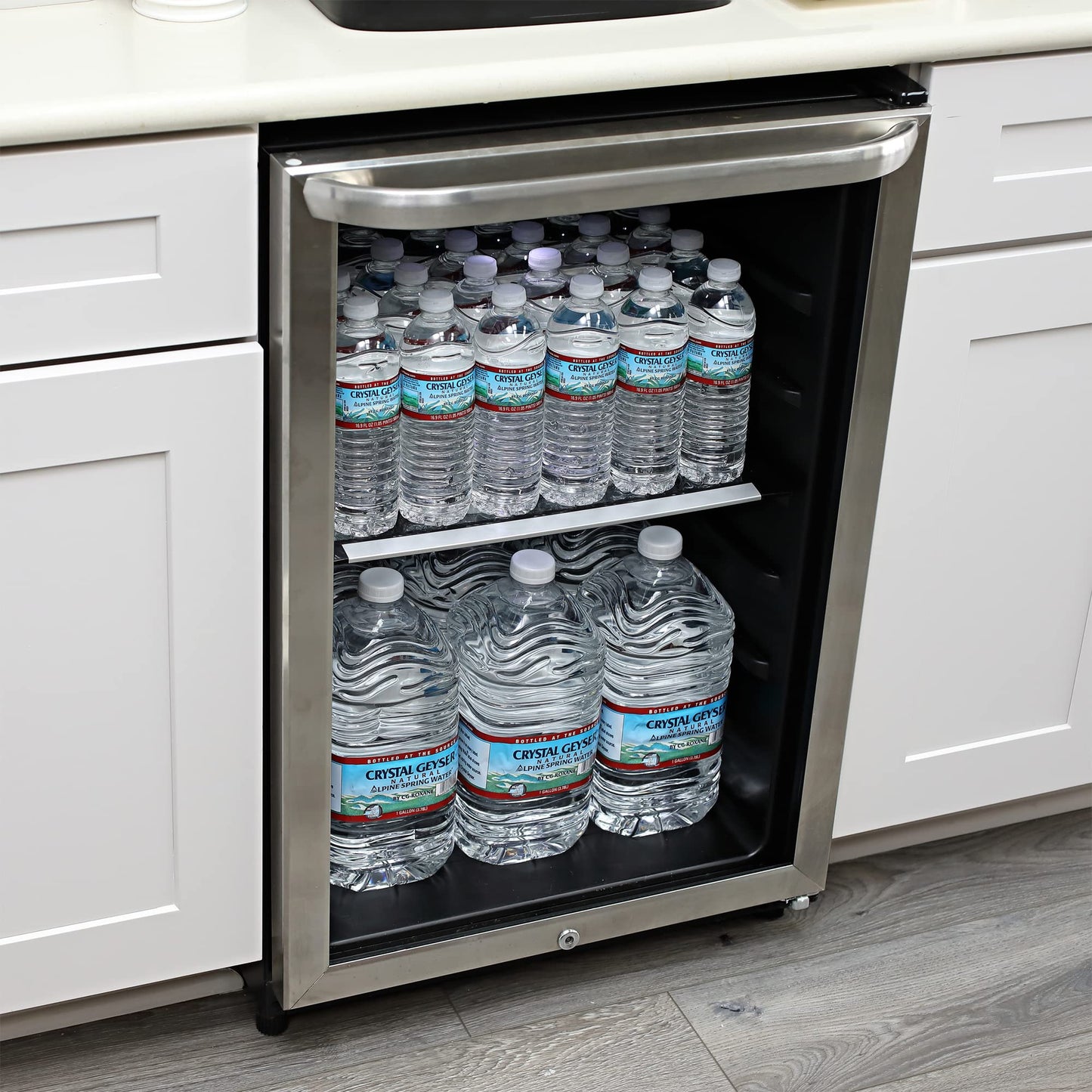 Crystal Geyser Alpine Spring Water, Drinking Water Bottled at the Source, 6 Gallons