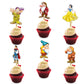 Snow White and the Sevn Dwafs Cupcake topper