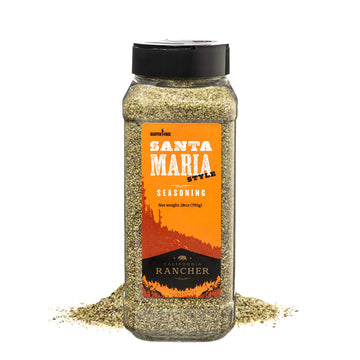 Santa Maria Seasoning (Kosher Salt, Garlic, Pepper, And Herbs). Great For Tri Tip, Chops, Flank Steak, Chicken, All Meat, And Bu