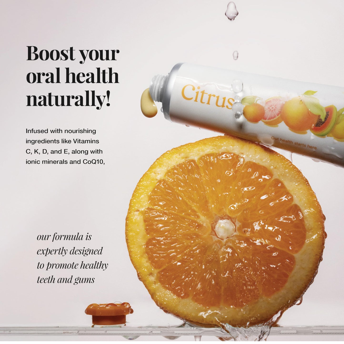 Revitin Natural Prebiotic Oral Care Toothpaste - 3.4Oz - 1 Tube 1 Pack