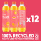 Bubly Burst, Peach Mango, 16.9 Fl Oz Bottles (Pack Of 12)