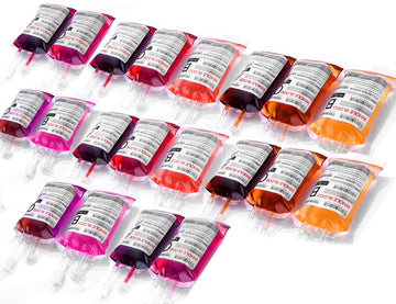 Wynk 20 Pack Halloween Decorations Blood Bag For Drink, 11.5 Fl Oz Reusable Cups Containers, Live Blood Of Theme Parties, Hallow