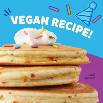 Annies Organic Pancake and Waffle Mix, Confetti, Vegan Recipe, 26 oz