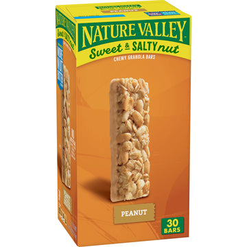 Nature Valley Sweet And Salty Granola Bars, Peanut, 30 Bars, 36 Oz