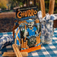 Bones Coffee Company Churro  Sweet Sugary Cinnamon Flavored Coffee  Medium Roast Low Acid Arabica Beans Compatible with Auto drip and French Press Coffee Maker  12 Oz Ground