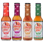 Jersey Girl All Natural Hot Sauce (Hot Sauce Variety 4 Pack) Low Sodium Hot Sauce Set