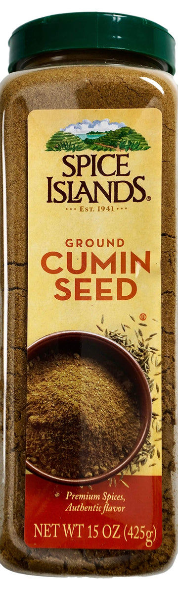 Spice Islands Ground Cumin Seed Herb Premium Authentic Flavor, 15 Ounce
