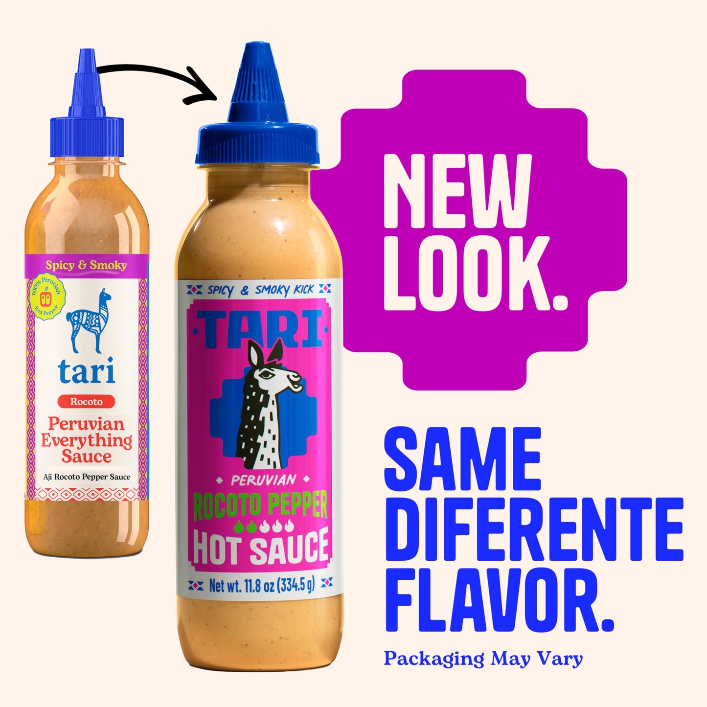 Tari Hot Sauce - Peruvian Aji Rocoto - Perfect For Burgers, Tacos, Eggs, Chicken & More - 11.8Oz