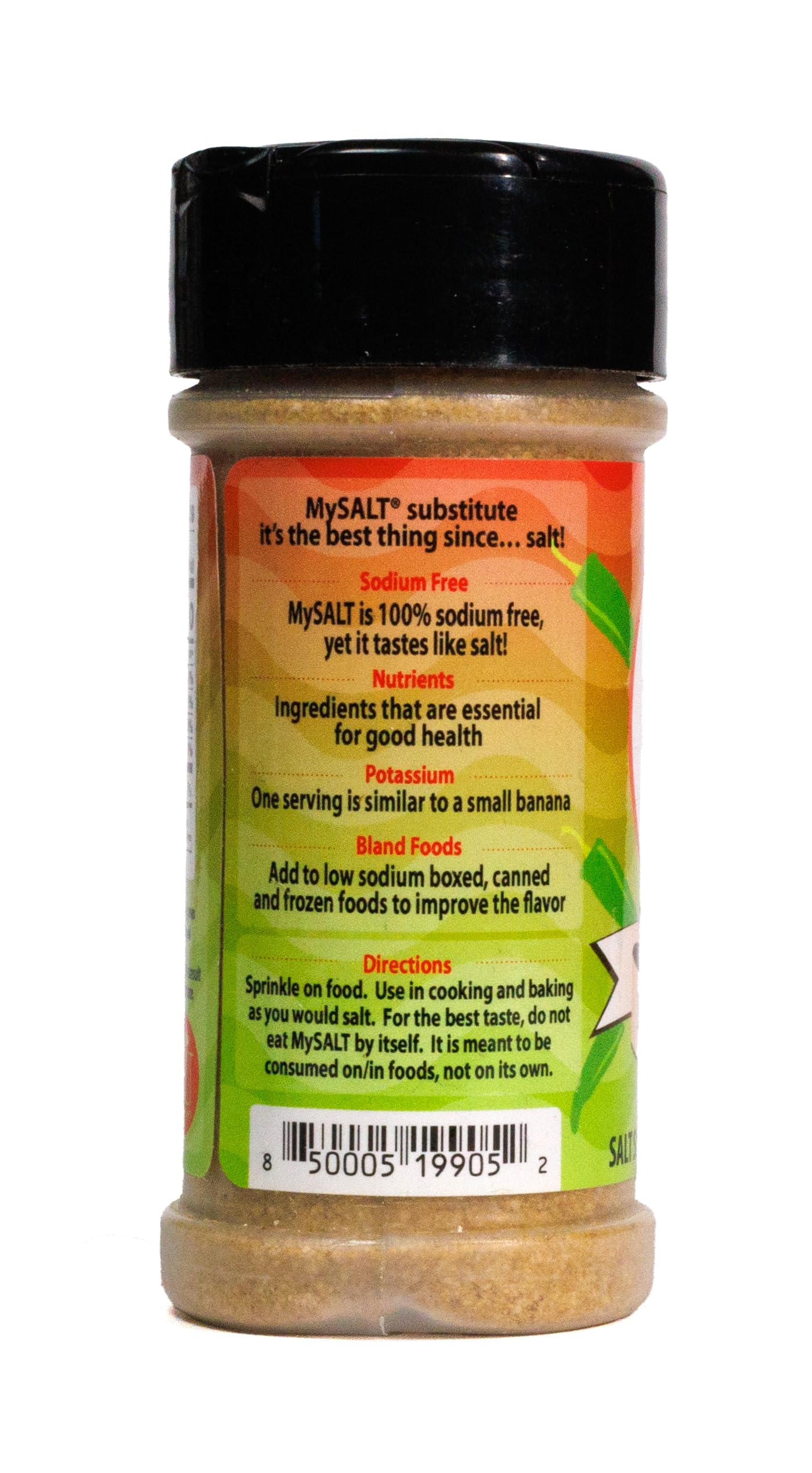 MySALT Heat Wave Seasoning - Sodium-Free with a Little Bite - Great on Pizza, Beef, Poultry, and Anything That Needs a Little He