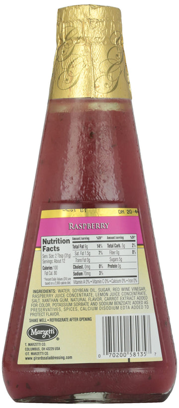 Girard'S Raspberry Dressing, 12 Oz