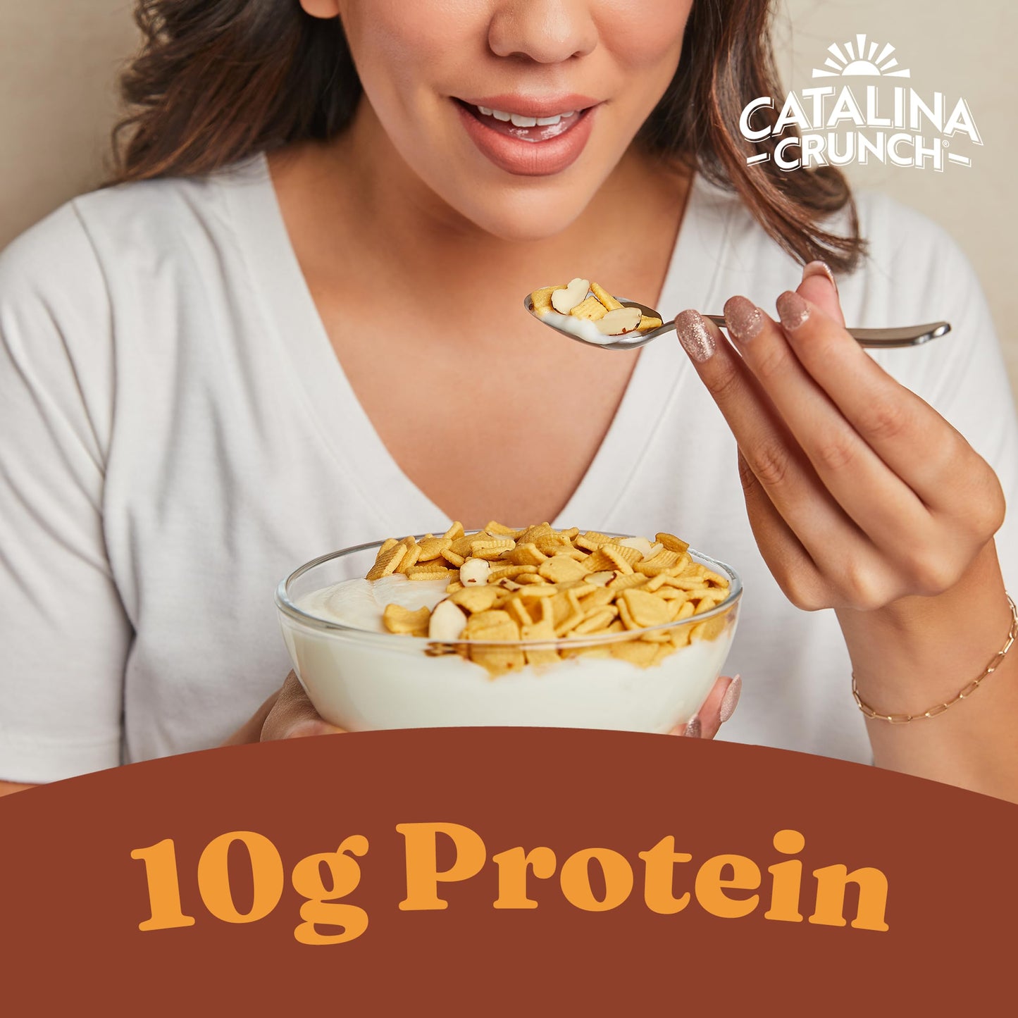 Catalina Crunch Protein Cereal - Breakfast Cereal With 10G Of Protein, No Added Sugar - Gluten Free, Keto Friendly - Honey Nut W
