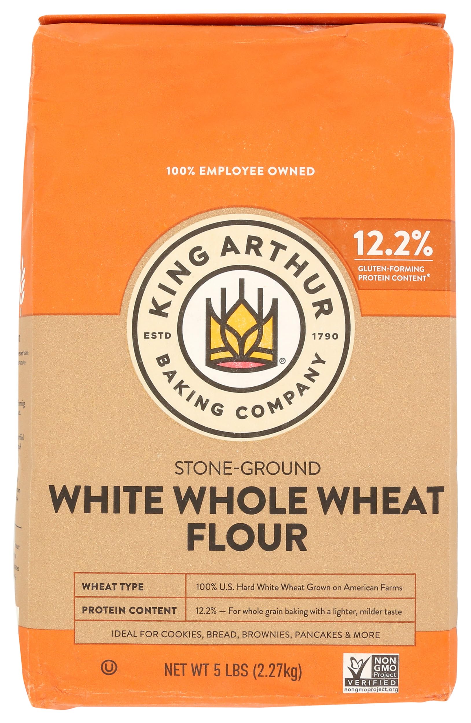 King?Arthur, Flour Whole Wheat White, 80 Ounce