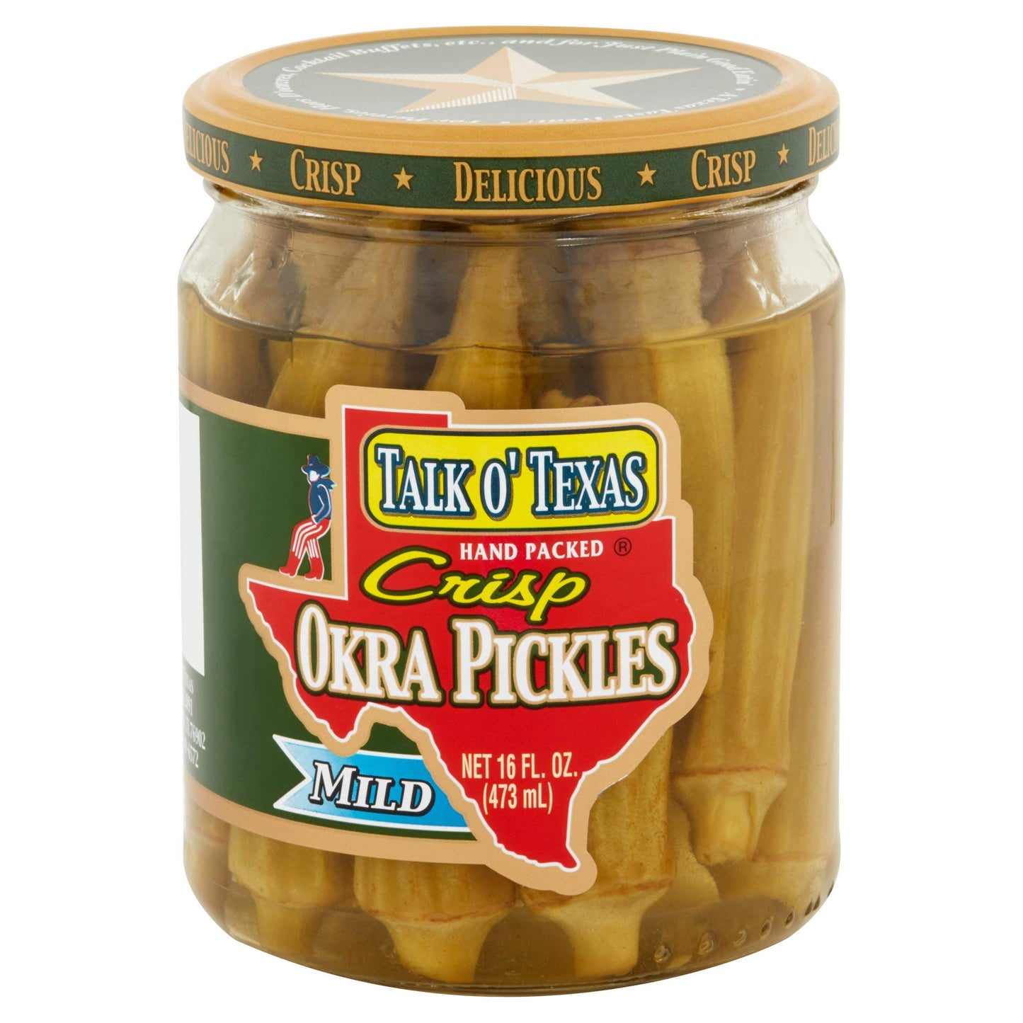 Talk O Texas Okra Pickled Mild (Pack Of 2)