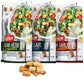 Gefen Seasoned Croutons Variety Pack - Zesty Caesar, Italian Herb, Onion Garlic - 5.2oz (3 Pack) - Dairy Free, Certified Kosher