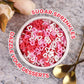 Sprinkles For Cake Decorating, 7 Ounces Valentine Sprinkles, Red/Pink/White Love Confetti Sprinkles For Cupcake, Cookies, Ice Cr