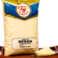 TAJ Besan Flour 2-Pounds | Chick Pea | Gram Flour | Finely Grounded