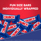 CRUNCH Milk Chocolate and Crisped Rice  Fun Size Candy Bars  12 Bags  10 oz Each Bag