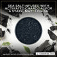 Caravel Gourmet Black Lava Salt - All-Natural Sea Salt with Activated Charcoal - 4 oz. Jar (2-Pack)