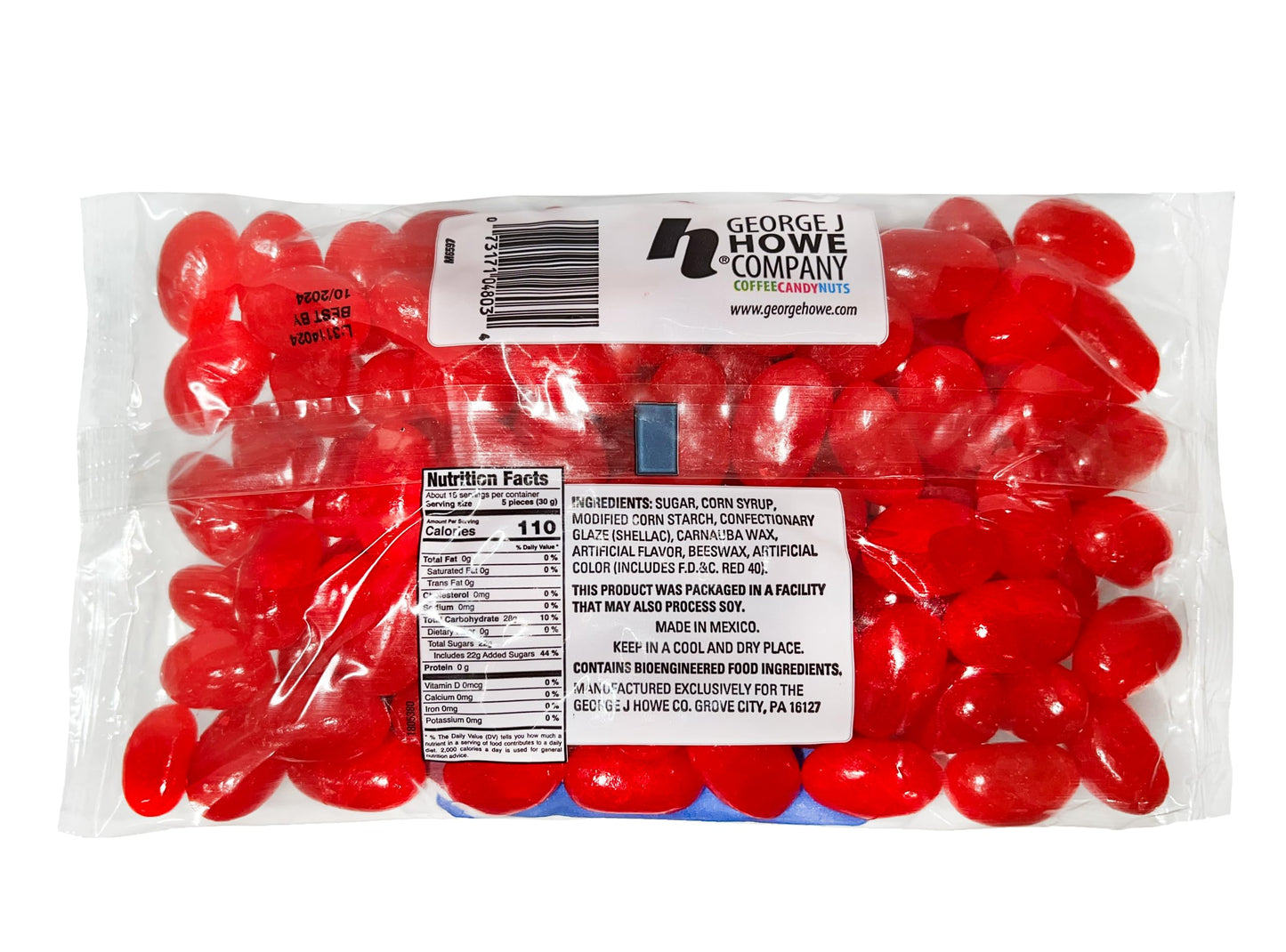 Howe Jumbo Jelly Beans 19 Oz. Bag (Cinnamon)
