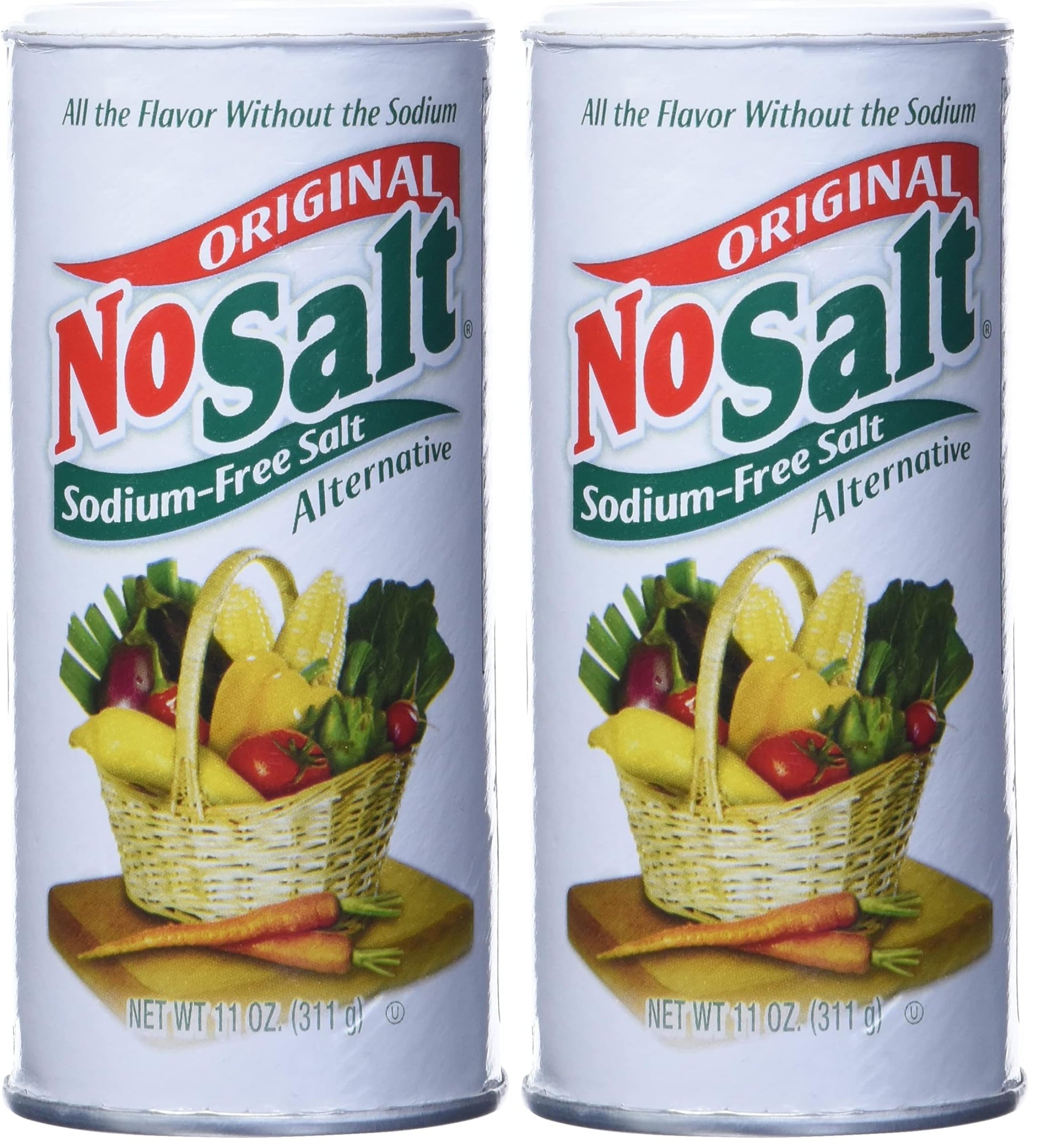 NoSalt Original Sodium-Free Salt Alternative, 11 oz (Pack of 2)