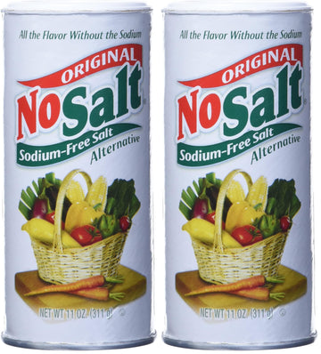 NoSalt Original Sodium-Free Salt Alternative, 11 oz (Pack of 2)