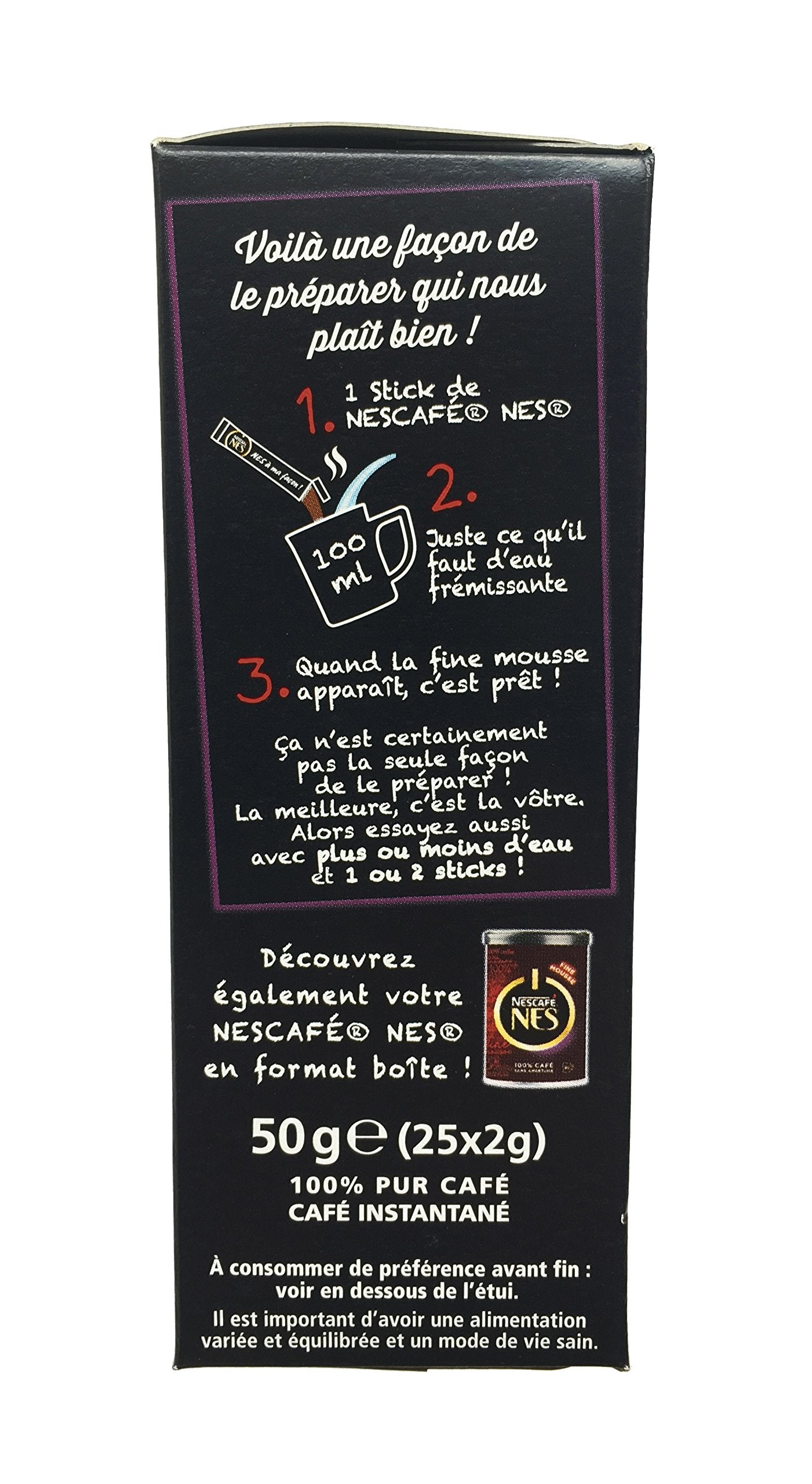 Nescafé Instant Coffee Sticks - 25 Count, 1.76oz - Convenient Single Serve Coffee Packs for On-the-Go Enjoyment