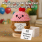 Happy Birthday Cupcake Crochet With 30 Birthday Cards | Funny Gift Idea For Women For 16Th, 21St, 17 Year Old, 30Th Birthdays | Cute Bday Party Decor For Her, Friends, Teens, Coworkers, Sister, Bestie