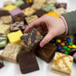 Valley Fudge Dark Chocolate Caramel Sea Salt Artisan Fudge Half Pound Package