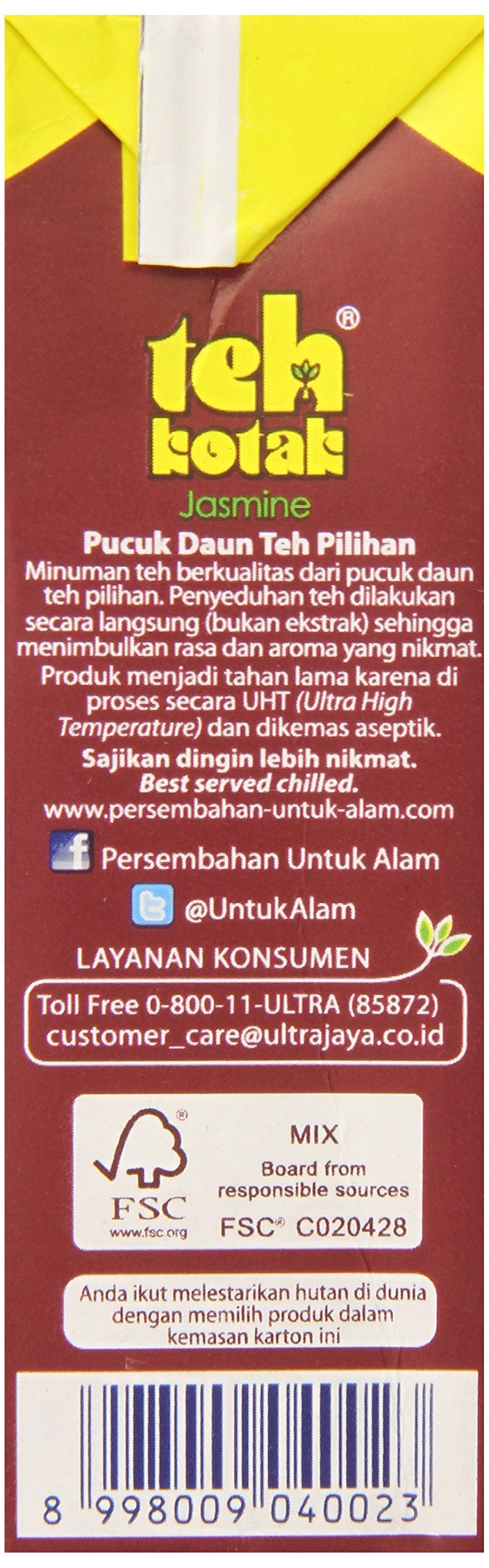 Ultra Jaya Kotak Tea, 6.76 Fl Oz (Pack Of 24)