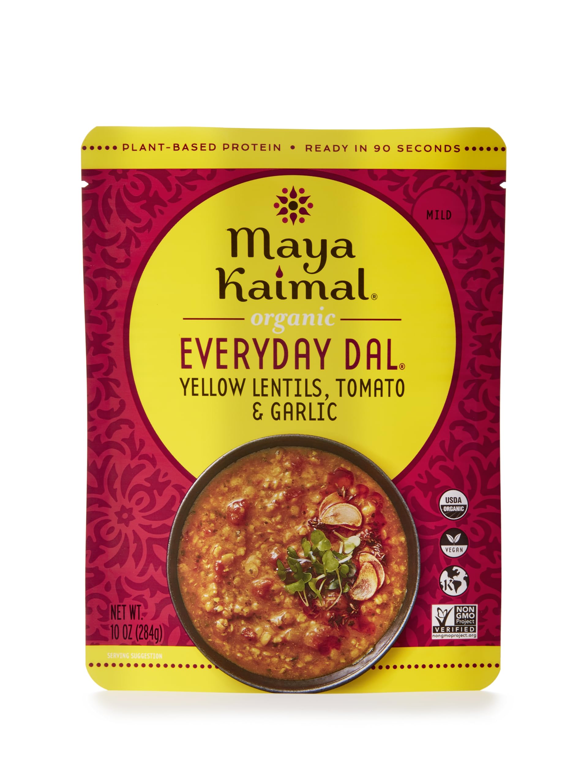 Yellow Lentils with Tomato & Garlic