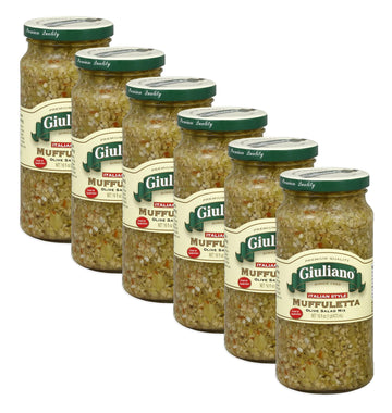 Giulianos Muffuletta Olive Salad Mix, 16 Ounce - 6 Per Case.