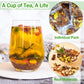30Pcs Dandelion Wolfberry Tea, Goji Berry Chrysanthemum Cassia Seed, Seven Natural Herbal Ingredients, Kidney & Liver Health Org