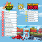 Final Boss Extremely Super Sour Candy, Natural Chewy Cranberry Gummies Made With Dried Fruit, Free Of Artificial Colors, Low Cal