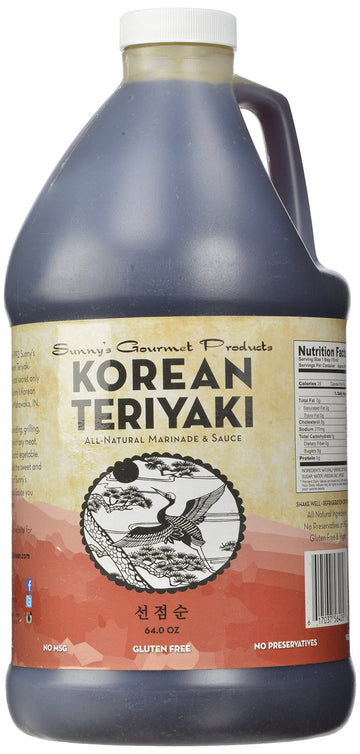 Sunnys Gourmet Products Korean Teriyaki Sauce 64 oz