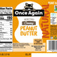 Once Again Natural, Creamy Peanut Butter, 5Lb Pantry Pal (Same As 5 Jars) - Lightly Salted, Unsweetened - Gluten Free Certified,