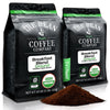 The Bean Organic Coffee Company Breakfast Blend, Medium Dark Roast, Ground Coffee, 16-Ounce Bags (Pack of 2),Caf   molido tostad