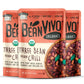 Beanvivo (Pack Of 3) Organics Plant Based Protein Three Bean Vegan Chili - Good Source Of Fiber - Nutritious & Microwave Meals -
